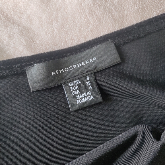 Velvet/suede feel bodycon tight LBD - Picture 4 of 5